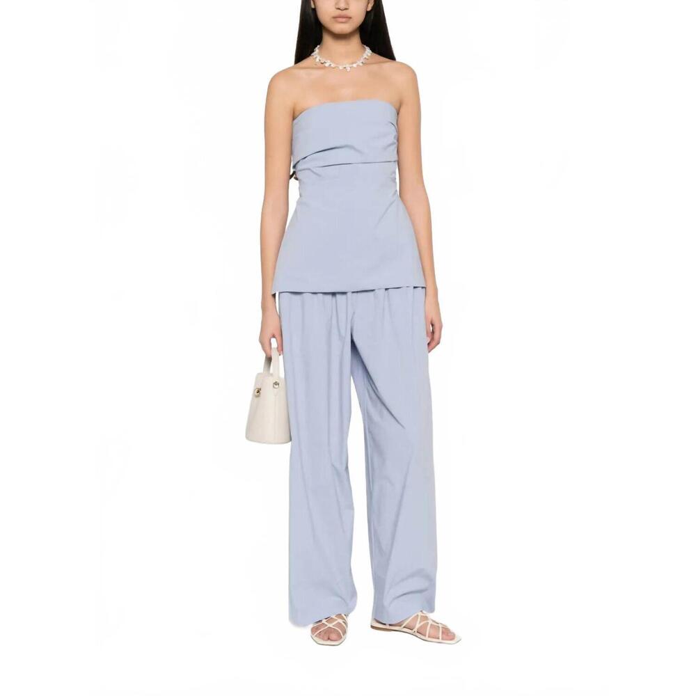 NEW ST. AGNI everyday relaxed pants in blue